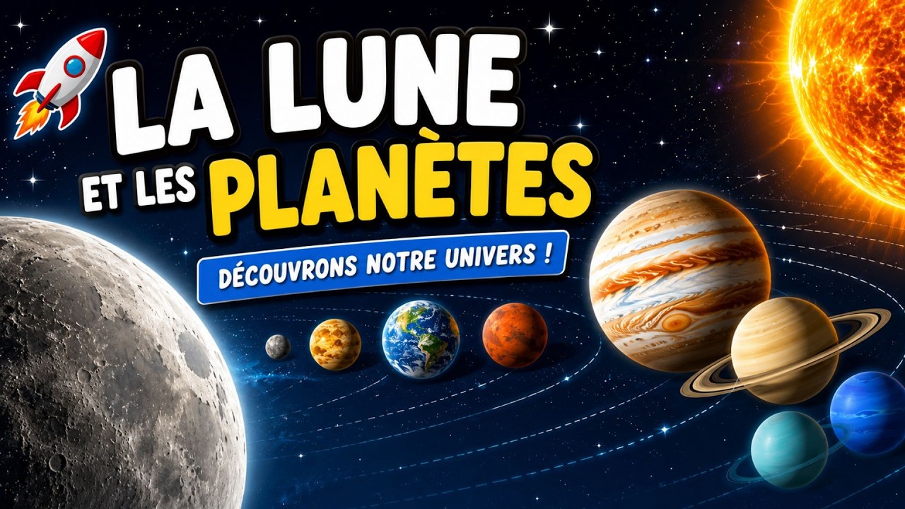 La lune et les planètes