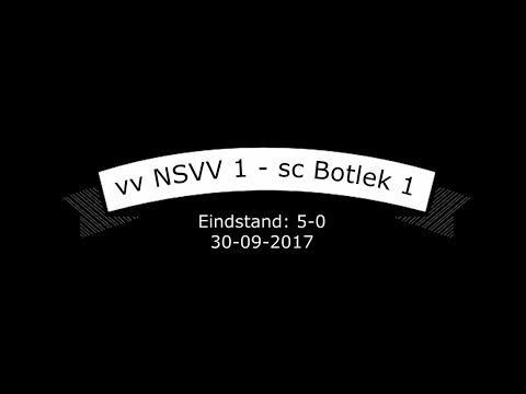 NSVV 1 - sc Botlek 1, 30-09-2017