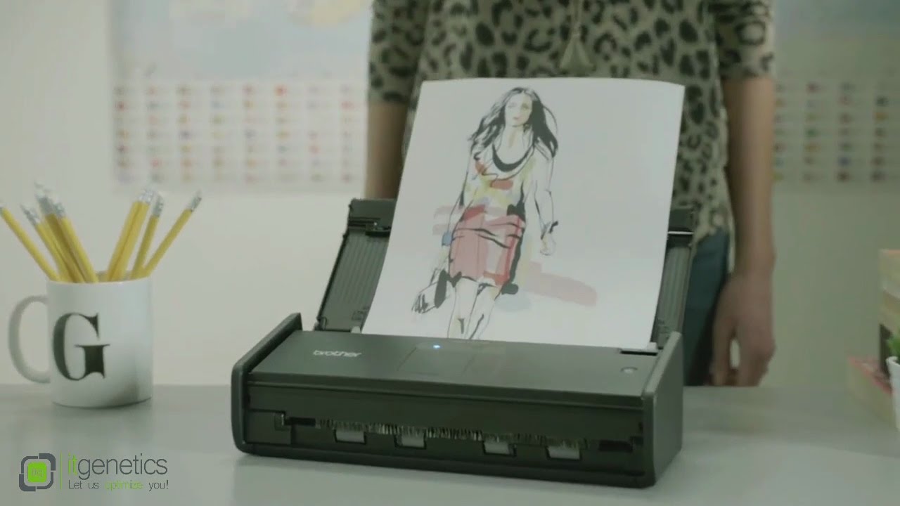 Портативный сканер Brother ADS-1600W