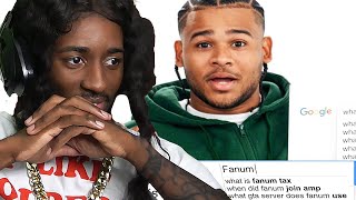 Devonte Cenat Reacts To Fanum Answering The Web's Searched Questions!