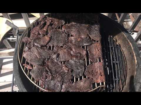 hand cut moose jerky
