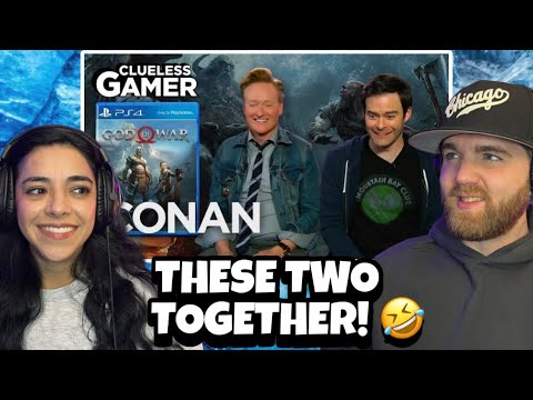 Clueless Gamer God Of War With Bill Hader | These Two Together is EVERYTHING | First Time Reaction