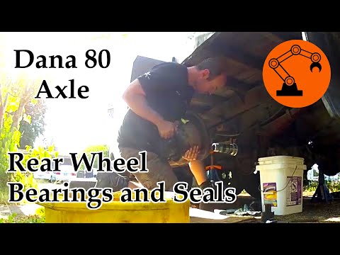Rear Wheel Bearings and Seals on a Dana 80 Axle (Ford F-450 Dually)