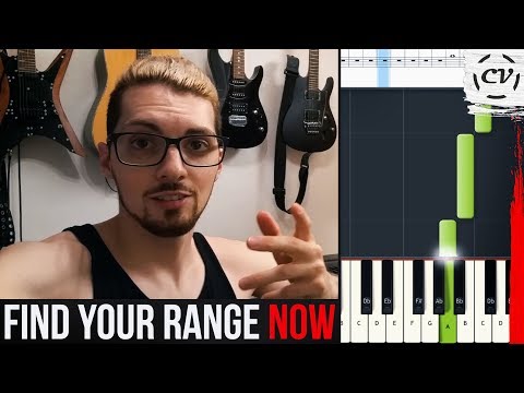 How To Find Your Singing Range (With Piano Track)
