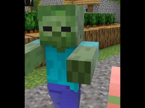 Monster School : Baby Zombie is Kidnapped - Minecraft Animation - (shorts version) #Shorts​ 4