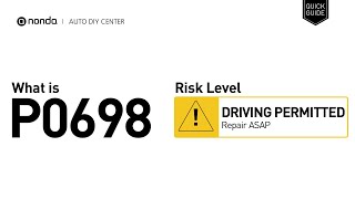 dtc p0698 - Rozwiązanie problemu