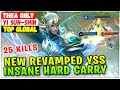New Revamped YSS Insane Hard Carry Top Global Yi Sun Shin Thea Only Mobile Legends Emblem Build