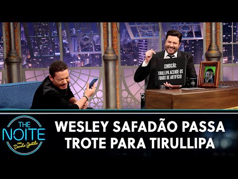 Wesley Safadão plays a prank on Tirullipa | The Noite (12/11/20)