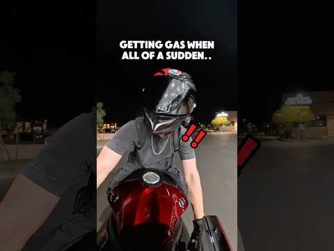 I DONT THINK SHE WAS HAPPY ABOUT THAT #motorcycle #biker