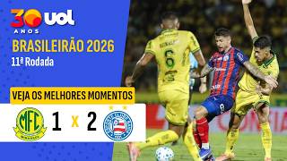 MIRASSOL 1 X 2 BAHIA | MELHORES MOMENTOS | CAMPEONATO BRASILEIRO