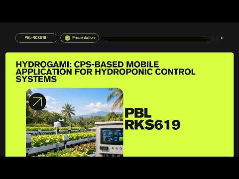 Hydrogami: CPS-Based Mobile Application for Hydroponic Control Systems