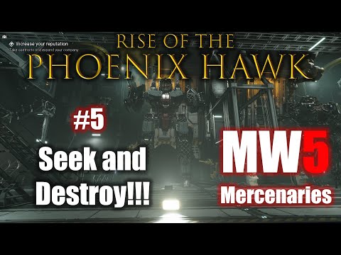 Mechwarrior 5 Mercenaries - The Phoenix Hawk - Seek and Destroy