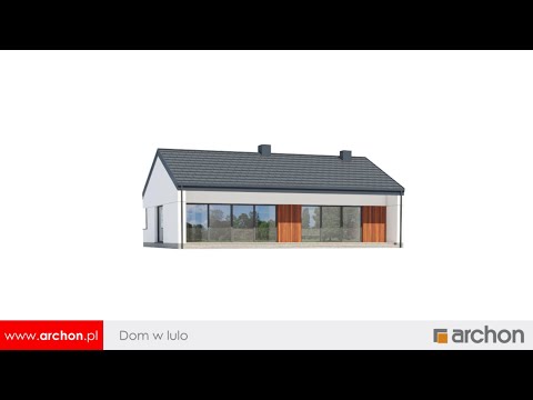 Dom w lulo – Parterówka w stylu nowoczesnej stodoły I ARCHON+ Projekty Domów