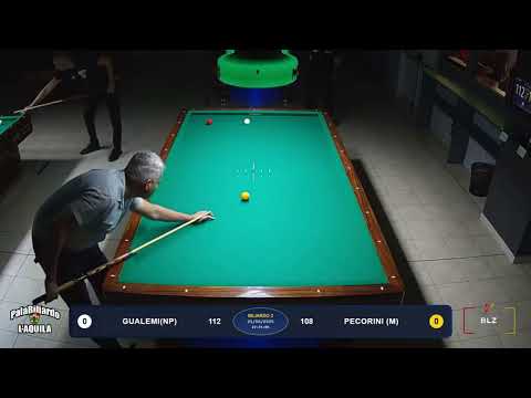 M.GUALEMI VS A.PECORINI - STECCA - 2024/25 - 2° TROFEO PALABILIARDO - 21/06/2025