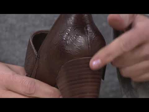 Earth Leather Heeled Mary Janes - Noble on QVC