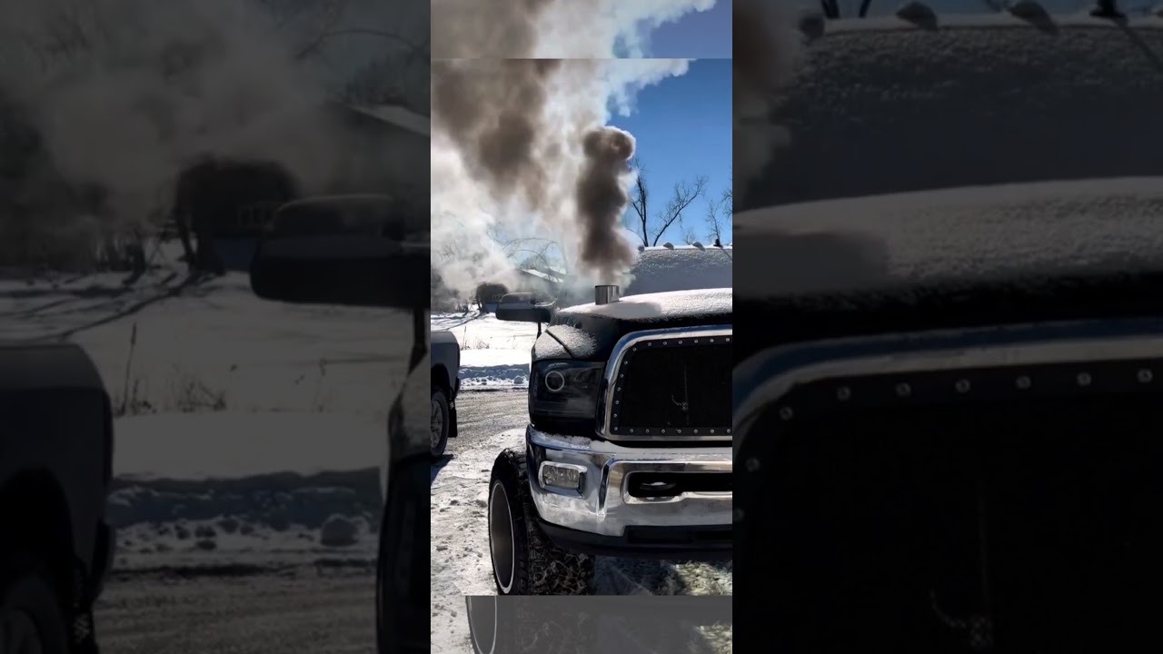 BRUTAL 4TH GEN CUMMINS COLD START! 🥶 -5°F