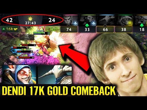 DENDI 200IQ LAST PICK Sven Destroy Pro Meepo Spammer - WTF So smart Dota 2 Gameplay