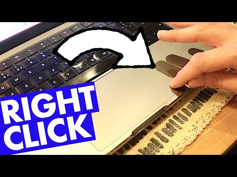 How to RIGHT CLICK on Macbook Pro and AIR settings
