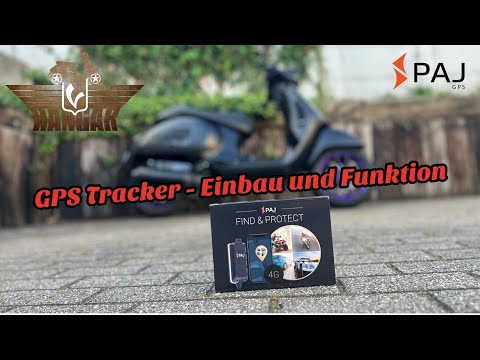 Einbau und Funktion in meiner Vespa GTS , PAJ–GPS Vehicle Finder 2.0  4G