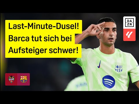 Levante - FC Barcelona | 2. Spieltag | LaLiga | DAZN Highlights