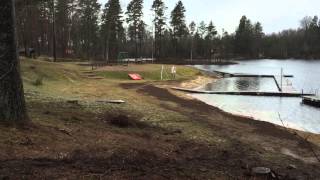 preview picture of video 'Projekt Skärsjön badplats i Tving; Resultat 2015-03-21 [HD1080]'