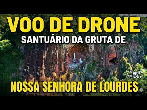 Voe pelo Santuário da Gruta de Lourdes - D Pedro de Alcântara #catolico #fe #história #curiosidades