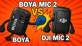 BOYA Mic 2 vs DJI Mic 2: ¿David contra Goliat en audio?
