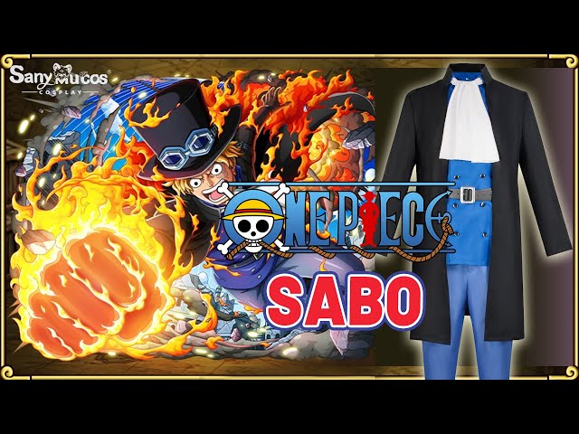 Vídeo relacionado con bbganlian Anime One Piece Sabo Disfraz de cosplay Portgas D Ace Juego de Roles Uniforme Conjunto Completo Halloween Fiesta Carnaval Traje de Vestir con Peluca Sombrero para Hombres (L)