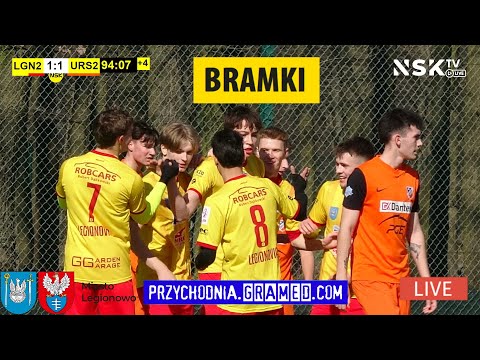 tv.nsk.pl [bramki] KS Legionovia II Legionowo - KS Ursus II Warszawa 1:1 (1:0) 2025-03-16 12:30