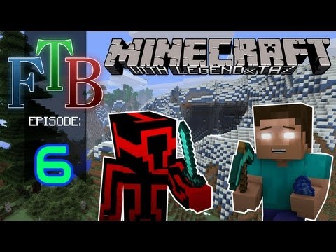 Minecraft Feed The Beast - Failed Quarry Setup - [#6]