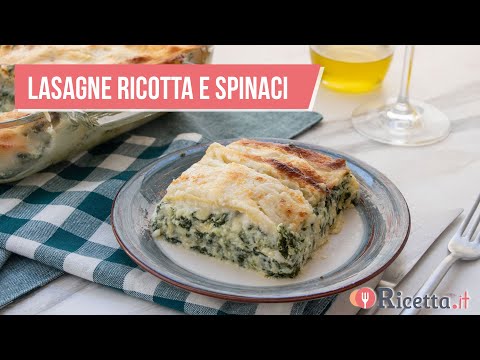 LASAGNE RICOTTA E SPINACI - Ricetta.it