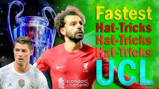 Fastest Hat-tricks in UEFA Champions League of all time