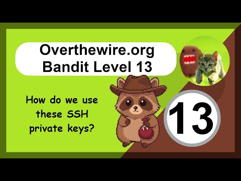 Overthewire - Bandit - Level 13 - SSH Private Keys