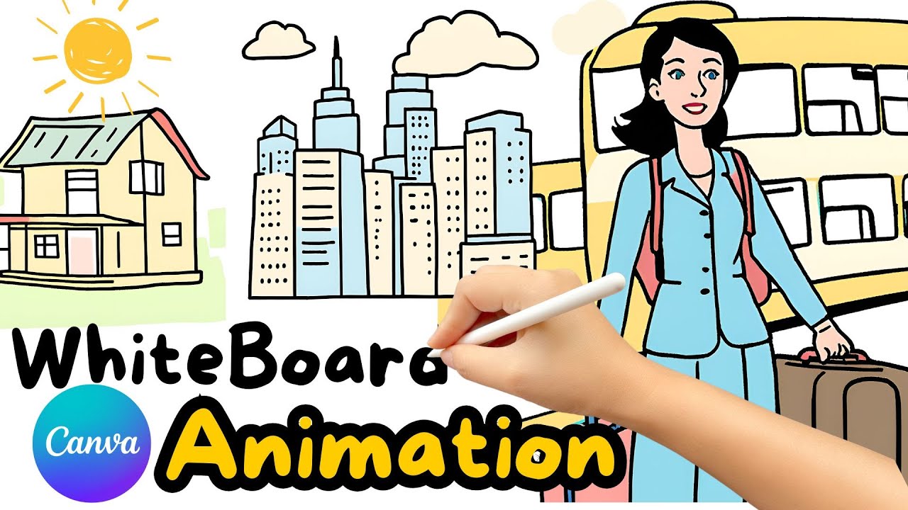 Create Whiteboard Animation Free With Canva AI | Hand Writing Animation Videos With AI