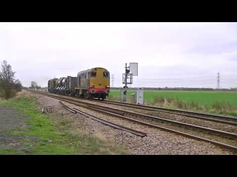 20304 & 20305 on 3S13 & 3S14 RHTT's at Roxton Sidings - 6th November 2013