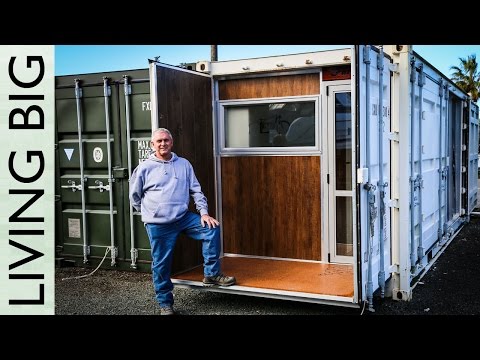 Boat Builder's Incredible 20ft Shipping Container Home