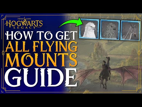 Hogwarts Legacy - How To Get THESTRAL MOUNT / Onyx Hippogriff / Flying Mounts - Dark Arts Pack Guide