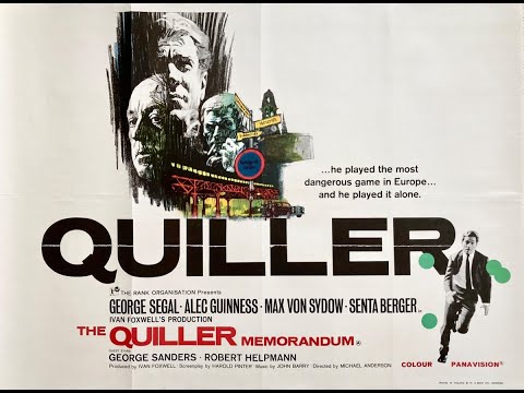 The Quiller Memorandum (1966) HD. Great Spy Movie