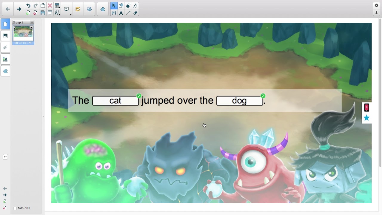 SmartLab feature in Smart Notebook