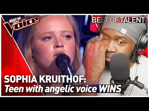 17-year-old WINNER got the Coaches in AWE in The Voice | SOPHIA KRUITHOF | REACTION
