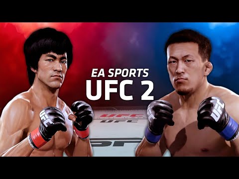 Bruce Lee vs Tatsuya Kawajiri On UFC 2 (PS4 Gameplay)