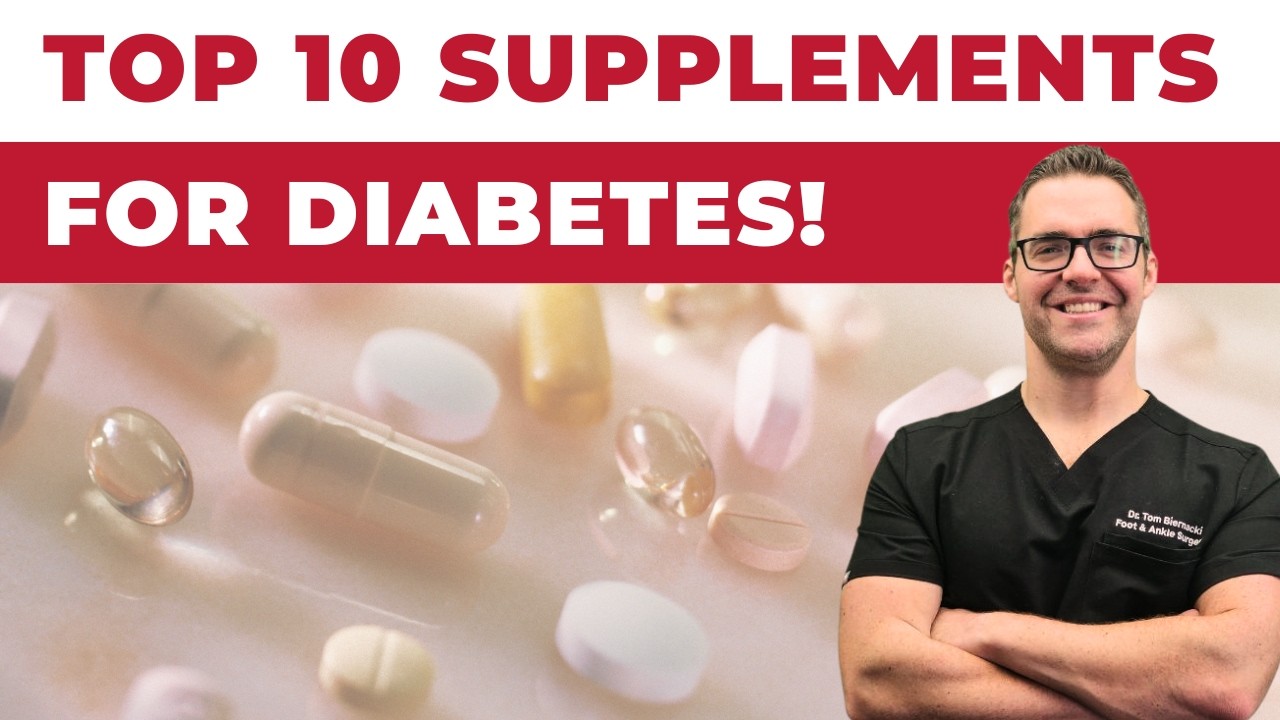 Top 10 vitamins minerals and supplements to fix diabetes and blood sugar video by Michigan Foot Doctors