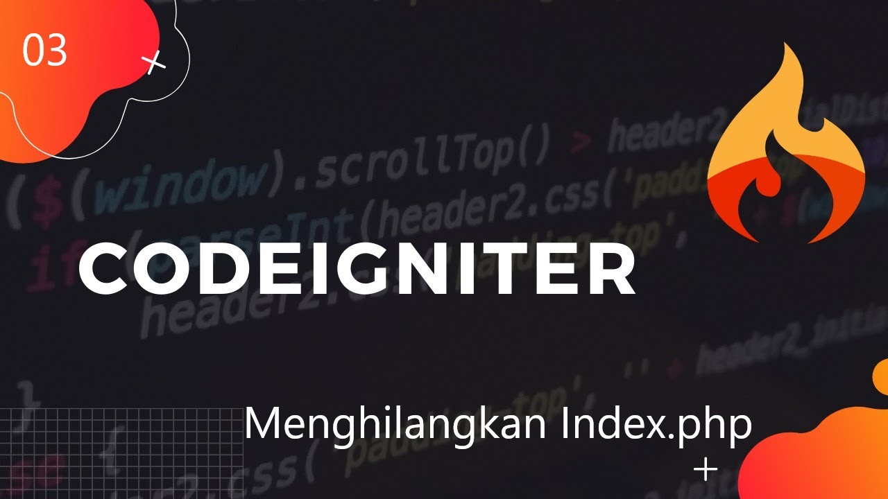 Menghilangkan Index php CI