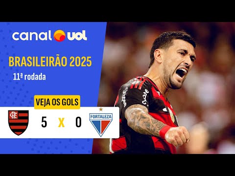 FLAMENGO 5 X 0 FORTALEZA