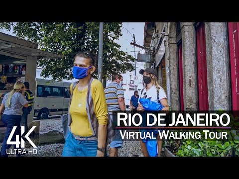 【4K】VIRTUAL WALKING TOUR: 🚶 «Rio de Janeiro - Brazil 2021» 🎧 Binaural Sounds 2021-04-29 📺 UltraHD
