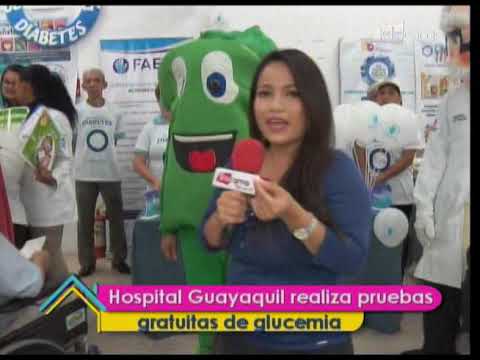 Hospital Guayaquil realiza pruebas gratuitas de glucemia