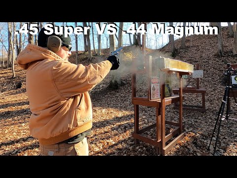 Big Animal Defense - .45 Super VS .44 Magnum Underwood Hard Cast