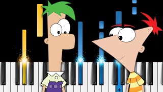 Phineas and Ferb - Theme Song - Piano Tutorial / P