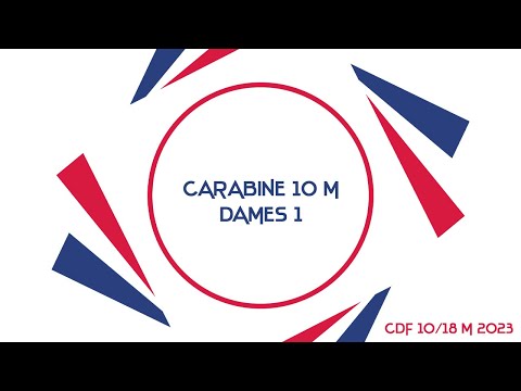 Finale Carabine 10 m Dames 1 - CdF 10/18m 2023