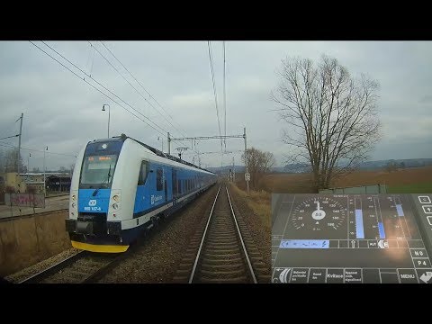 Cabview: Brno hl.n. - Březová n.S. (Panter) - trať + displej